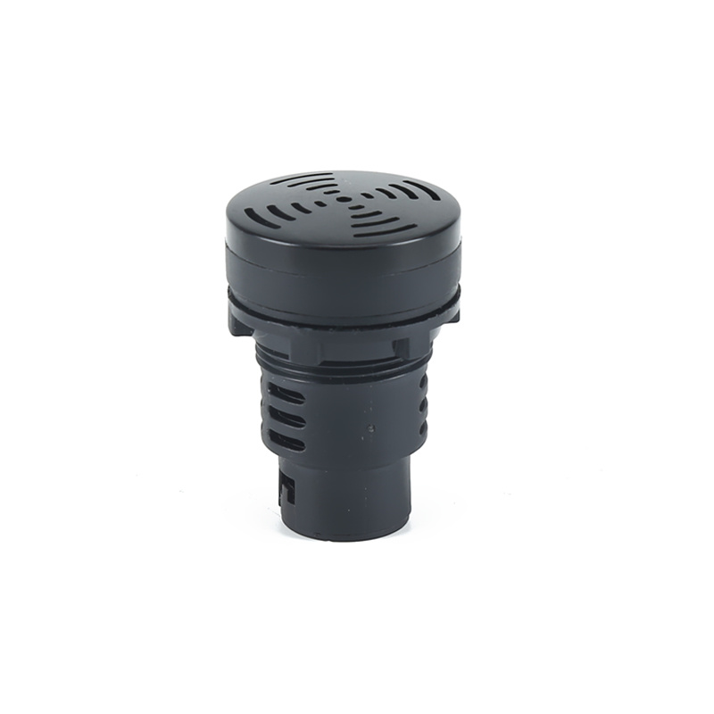 30mm black 110v industrial buzzer push button sound buzzer AD22-30MFD