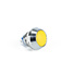 ball waterproof metal 12mm yellow momentary push button switch XDL17-12NB51/S