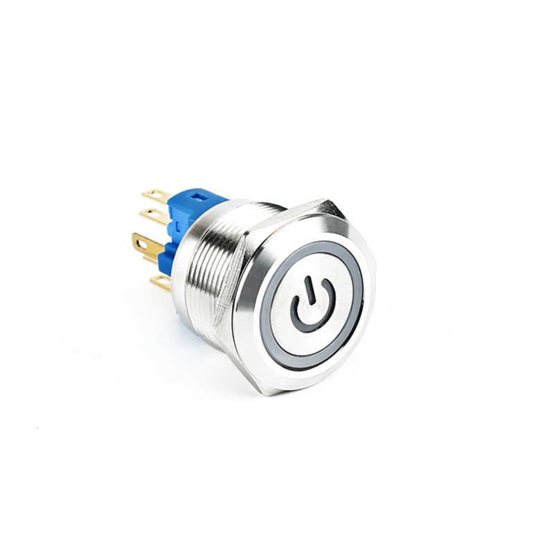 elevator 22mm lamp push button metal switch with power ring XDL17-22NAEP15/C