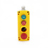 XDL721-JB463P Caja de botón de pulsador de 4 orificios de 4 orificios con interruptor selector