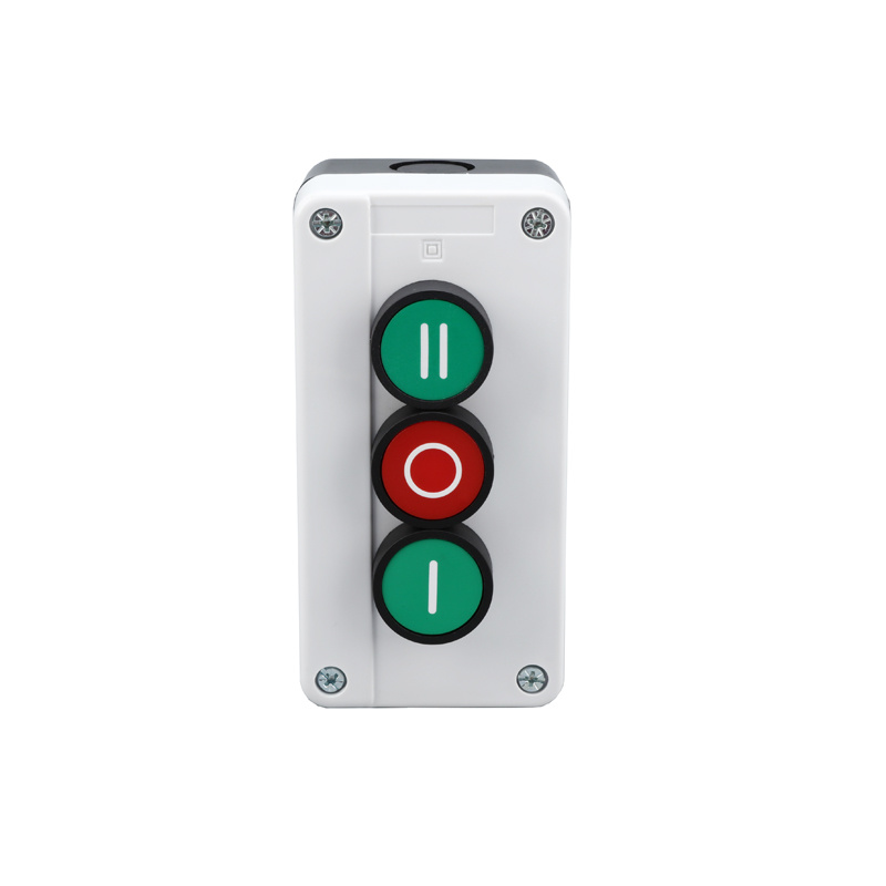 3 holes button with mark inspection box push button control box XDL55-B339