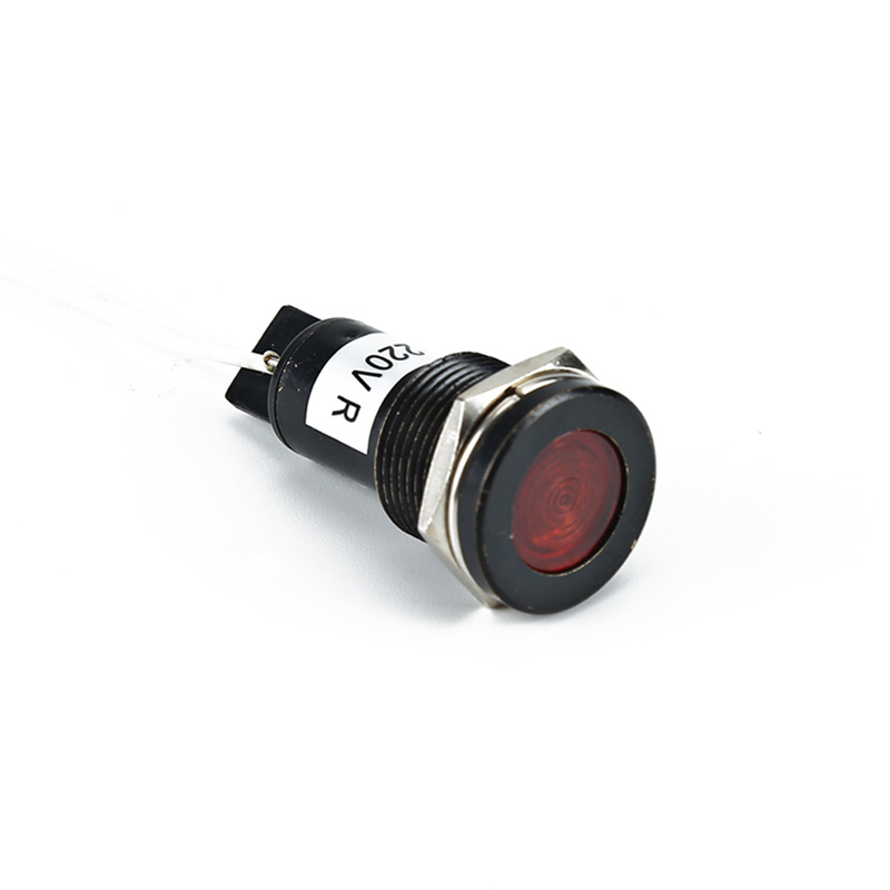 10mm black led signal lamp light indicator lamp AD22C-10D/L