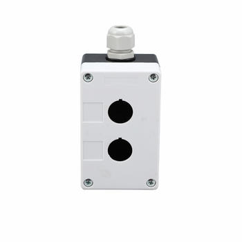plastic ip54 2 hole on off switch waterproof pushbutton box XDL5-B02P