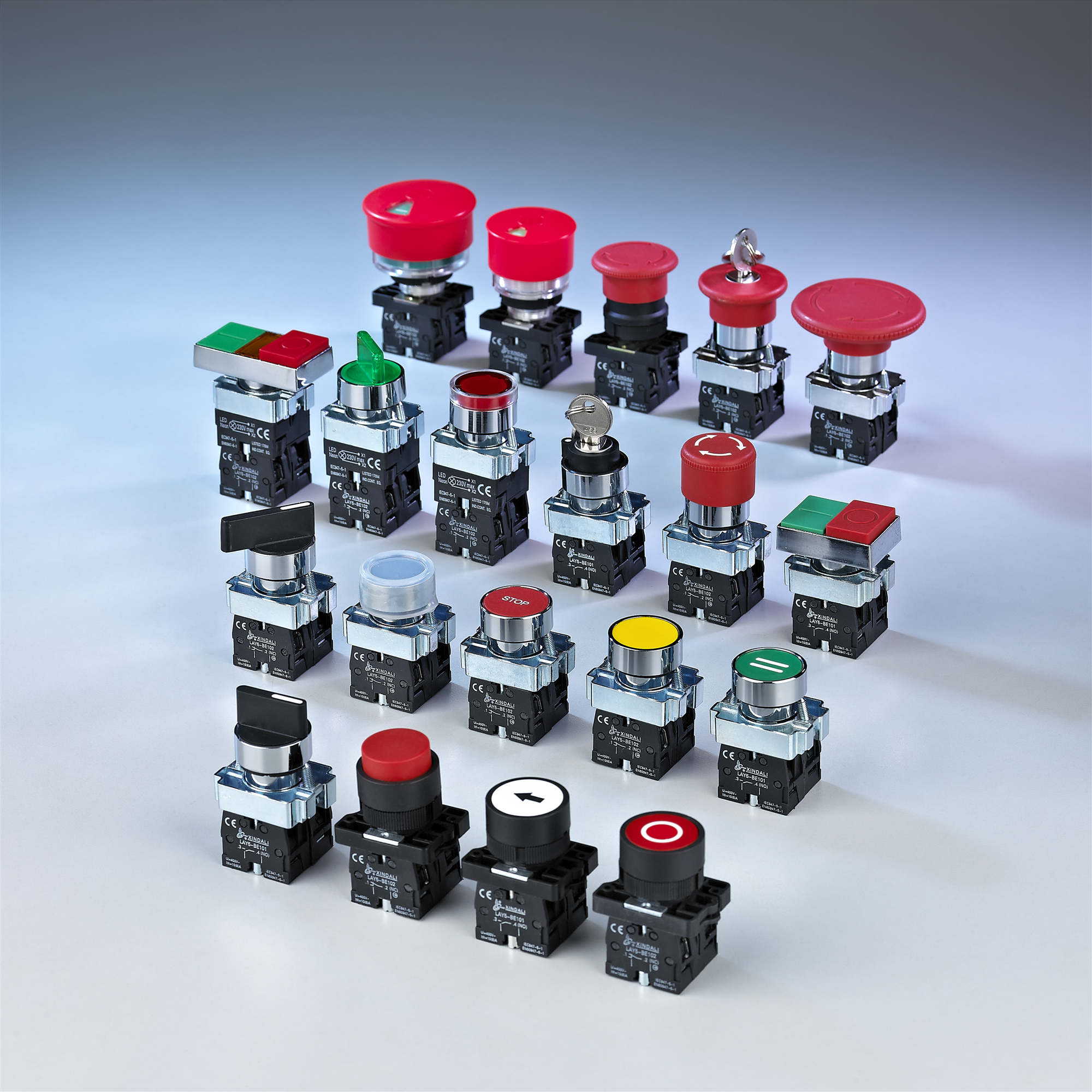 Xindali Electrical Push Button Switch Lay5 Series