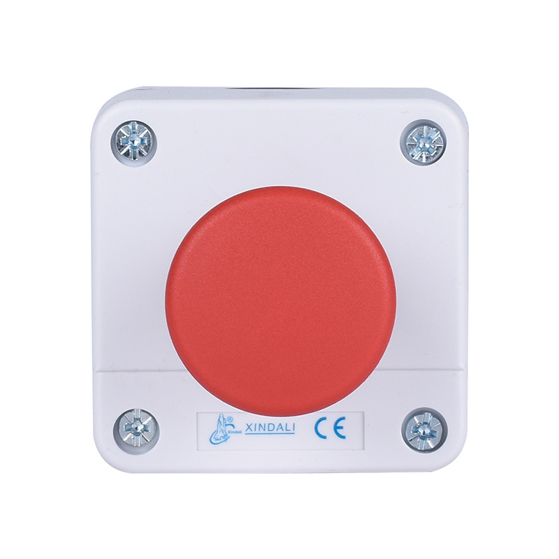 1 hole push button switch control box with emergency stop XDL55-B164