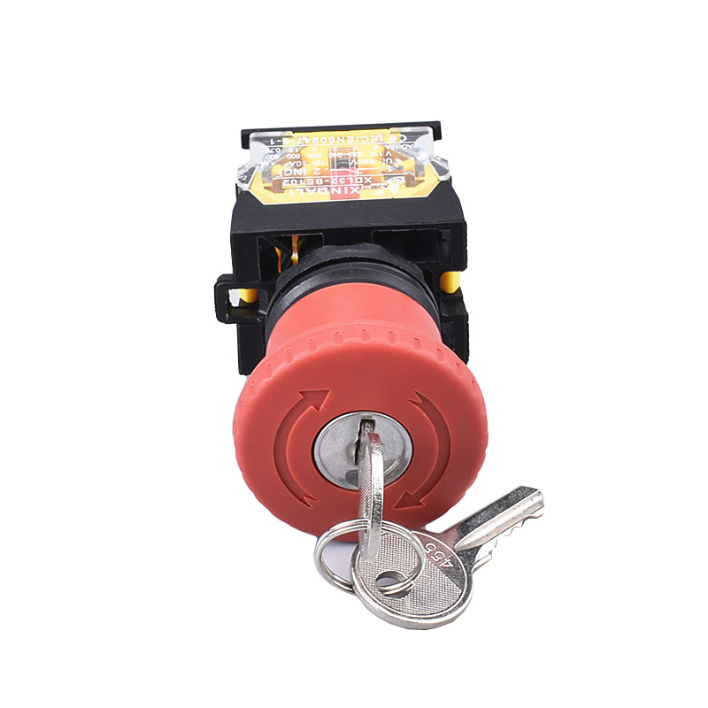 Industrial Key Lock Elevator Emergency Key Push Button Switch Xdl32