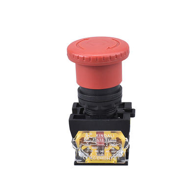 mushroom head emergency stop turn to release push button switch XDL32-ES542