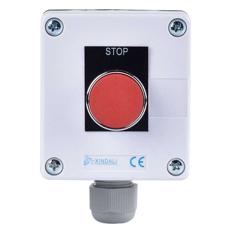 1 Marked Metal Button Electric Push Button Control Station Switch Boxes...
