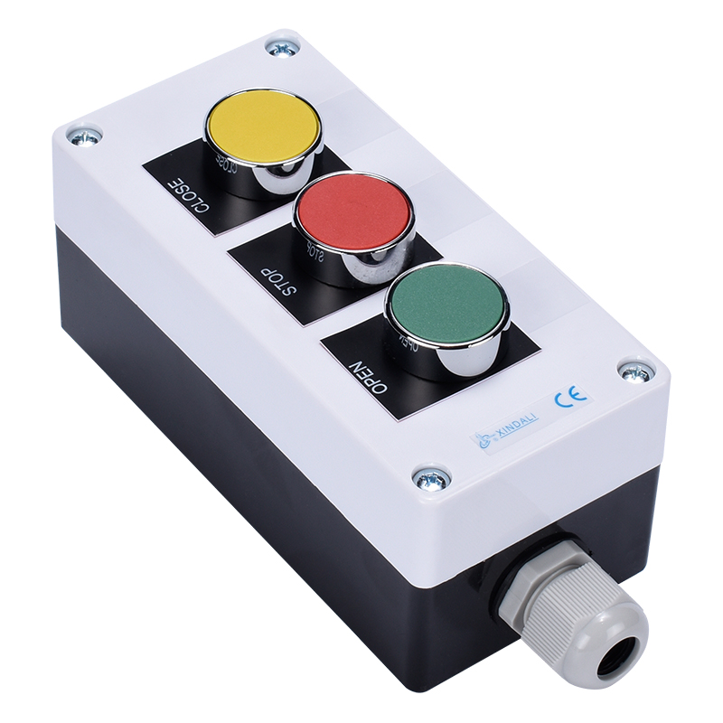 3 Holes Push Button Switch Box Customized Control Box For Machine