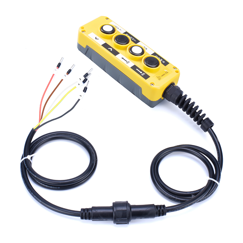 Lift Gate Tipper Hoist Dump Trailer Remote Control Switch Push Spring Return PC Plastic Pendant Control Stations XDL10-EPB4F/ND