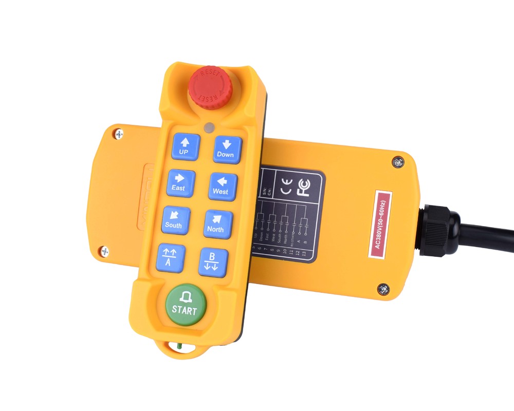 wireless industrial remote control button switch control station box XDL19-F21-8
